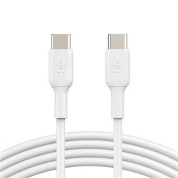 Belkin | Kabel USB-C | Męski | 24-pinowy USB-C | Męski | Biały | 24-pinowy USB-C | 2 m