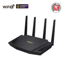 Bezprzewodowy router Wifi 6 Dual Band Gigabit | RT-AX58U | 802.11ax | 2402+574 Mbit/s | 10/100/1000 Mbit/s | Porty Ethernet LAN