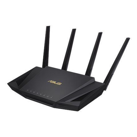 Bezprzewodowy router Wifi 6 Dual Band Gigabit | RT-AX58U | 802.11ax | 2402+574 Mbit/s | 10/100/1000 Mbit/s | Porty Ethernet LAN