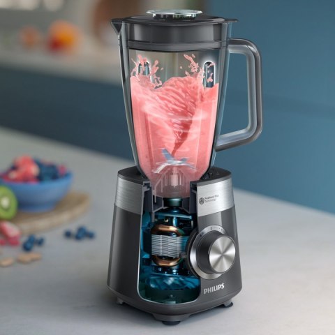 Blender Philips | HR3020/20 | Tabletop | 1000 W | Materiał słoika Plastik | Pojemność słoika 1,5 L | Kaszmirowy szary