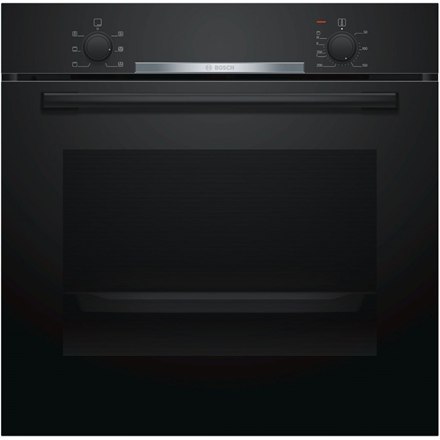 Bosch | HBA530BB0S | Oven | 71 L | A | Multifunctional | EcoClean | Push pull buttons | Height 60 cm | Width 60 cm | Black