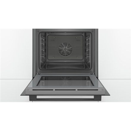 Bosch | HBA530BB0S | Oven | 71 L | A | Multifunctional | EcoClean | Push pull buttons | Height 60 cm | Width 60 cm | Black
