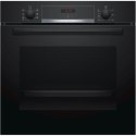Bosch | HBA533BB0S | Oven | 71 L | A | Multifunctional | EcoClean | Push pull buttons | Height 60 cm | Width 60 cm | Black