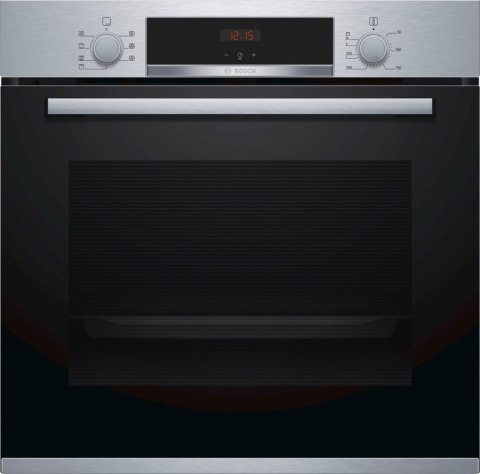 Bosch | HBA533BS0S | Oven | 71 L | A | Multifunctional | EcoClean | Push pull buttons | Height 60 cm | Width 60 cm | Stainless s