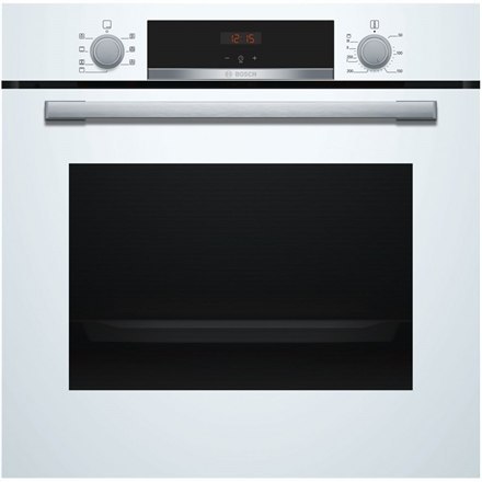 Bosch | HBA533BW0S | Oven | 71 L | A | Multifunctional | EcoClean | Push pull buttons | Height 60 cm | Width 60 cm | White