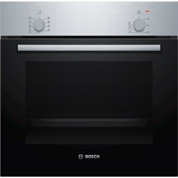Bosch | HBF010BR3S | Piekarnik | 66 L | Wielofunkcyjny | Ręczny | Pokrętła | Wysokość 59,5 cm | Szerokość 59,4 cm | Stal szlache