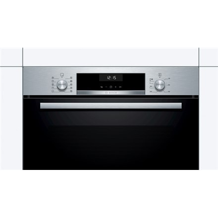 Bosch | HBG517CS1S Serie 6 | Piekarnik | 71 L | Wielofunkcyjny | AquaSmart | Elektroniczny | Tak | Wysokość 59,5 cm | Szerokość