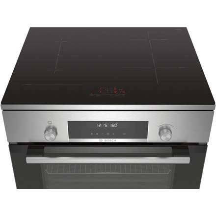 Bosch | Kuchenka | HLS79W351U Seria 6 | Typ płyty indukcyjna | Typ piekarnika elektryczna | Stal szlachetna | Szerokość 60 cm |