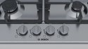 Bosch | PGH6B5B90 | Hob | Gas | Number of burners/cooking zones 4 | Rotary knobs | Stainless steel