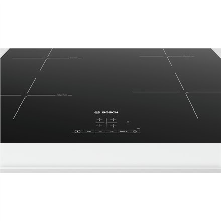 Bosch | PIE601BB5E | Serie 4 Induction hob | Induction | Number of burners/cooking zones 4 | Touch | Timer | Black