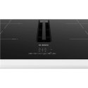 Bosch | PIE811B15E | Induction hob with built-in hood | Number of burners/cooking zones 4 | Touch | Timer | Black | Display