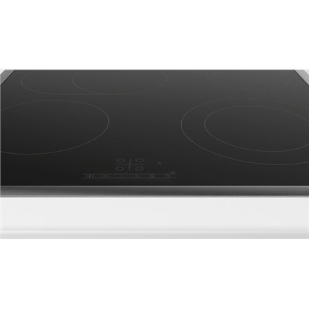 Bosch | PKN645BB2E Serie 4 | Płyta | Vitroceramic | Liczba palników/stref gotowania 4 | Dotykowy | Timer | Czarny