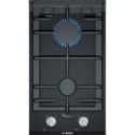 Bosch | PRB3A6B70 Serie 8 | Płyta | Gaz na szkle | Liczba palników/stref gotowania 2 | Pokrętła | Czarny