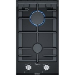 Bosch | PRB3A6B70 Serie 8 | Płyta | Gaz na szkle | Liczba palników/stref gotowania 2 | Pokrętła | Czarny