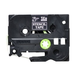 Brother | 141 | Taśma stemplowa | Czarna | Rolka (1,8 cm x 3 m)