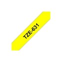 Brother | 631 | Laminated tape | Thermal | Black on yellow | Roll (1.2 cm x 8 m)