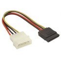 Cablexpert | Adapter zasilania | Męski | 4 PIN zasilania wewnętrznego | Męski | 15 pin zasilania Serial ATA | 15 cm