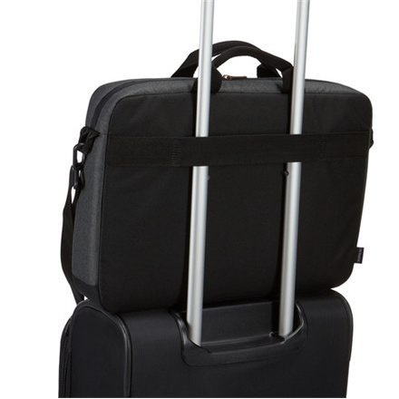 Case Logic | Fits up to size 15.6 " | Era Attaché | Messenger - Briefcase | Obsidian | Shoulder strap