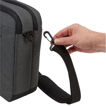 Case Logic | Fits up to size 15.6 " | Era | Messenger - Briefcase | Obsidian | Shoulder strap