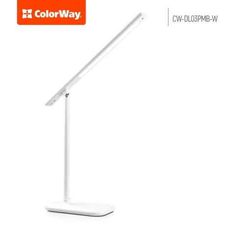 ColorWay | lm | LED Table Lamp Portable & Flexible with Built-in Battery | Yellow Light: 2800-3200, Natural Light: 4000-4500, Wh