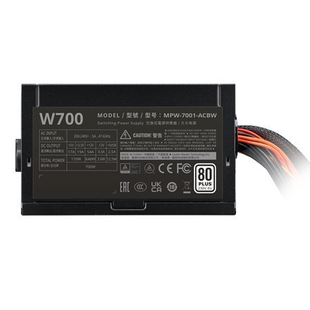 Cooler Master | Elite Nex Biały | MPW-7001-ACBW-BEU | 700 W