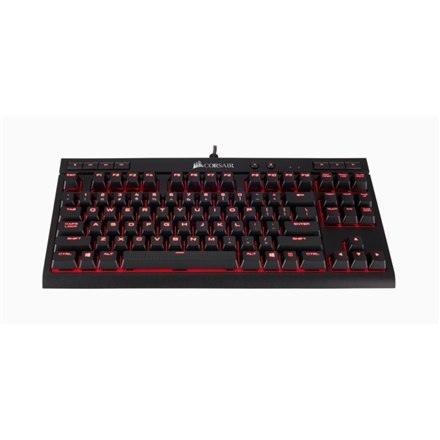Corsair | CHERRY MX Red | K63 Compact | Mechaniczna klawiatura dla graczy | Mechaniczna klawiatura dla graczy | Podświetlenie LE
