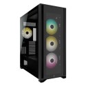 Corsair | Obudowa Full-Tower PC ze szkłem hartowanym | iCUE 7000X RGB | Okno boczne | Czarny | Full-Tower | Zasilacz w zestawie