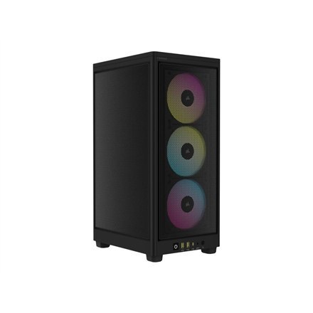 Corsair Obudowa Komputerowa RGB AIRFLOW 2000D Czarna Mini-ITX Bez Zasilacza SFX