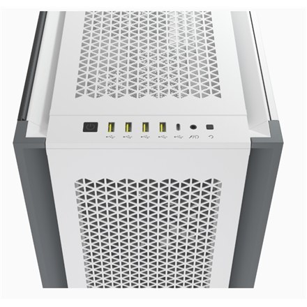 Corsair | Obudowa PC ze szkła hartowanego | 7000D AIRFLOW | Okno boczne | Biały | Full-Tower | Zasilacz w zestawie Nie | ATX