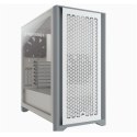 Corsair | Obudowa komputerowa | 4000D | Okno boczne | Biały | ATX | Zasilacz w zestawie Nie | ATX