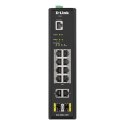 D-LINK DIS-200G-12PS Kierowany przełącznik przemysłowy L2 z 10 portami 10/100/1000Base-T oraz 2 portami 1000Base-X SFP D-Link |