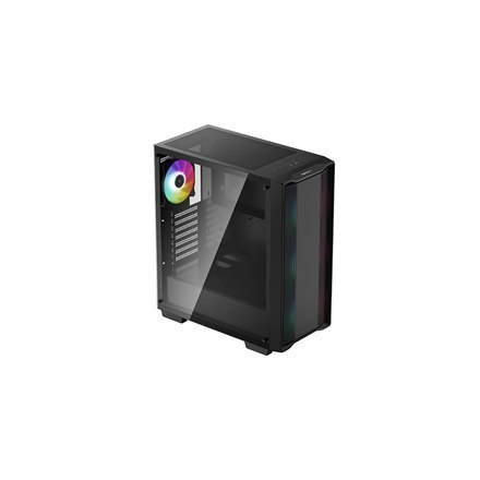 Deepcool | CC560 (z 4 wentylatorami ARGB) | Okno boczne | Czarny | Mid-Tower | Zasilacz w zestawie Nie | ATX PS2