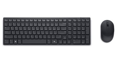 Dell | Silent Keyboard and Mouse | KM555 | Keyboard and Mouse Set | Wireless | Russian (QWERTY) | Black | 2.4 GHz, Bluetooth 5.1