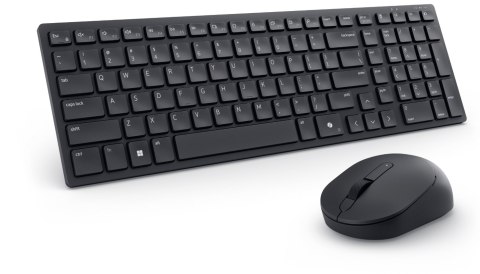 Dell | Silent Keyboard and Mouse | KM555 | Keyboard and Mouse Set | Wireless | Russian (QWERTY) | Black | 2.4 GHz, Bluetooth 5.1