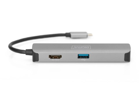 Digitus | USB-C Dock | DA-70891 | Dock | Porty Ethernet LAN (RJ-45) | Ilość portów VGA (D-Sub) | Ilość portów DisplayPorts | Ilo
