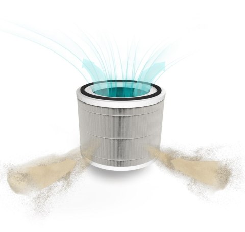 Duux | HEPA+Carbon filter for Bright Air Purifier | HEPA filter | Suitable for Sphere air purifier (DXPU06 or DXPU07) | White