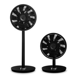 Duux | Smart Fan | Whisper Flex | Stand Fan | Black | Diameter 34 cm | Number of speeds 26 | Oscillation | 3-27 W | Yes | Timer