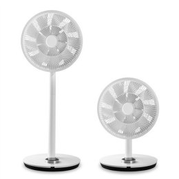 Duux | Smart Fan | Whisper Flex | Stand Fan | White | Diameter 34 cm | Number of speeds 26 | Oscillation | 3-27 W | Yes | Timer