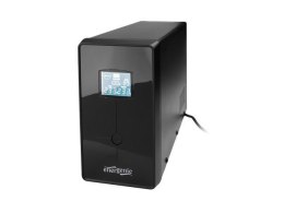 EnerGenie | UPS z USB i wyświetlaczem LCD, Czarny | 1200 VA