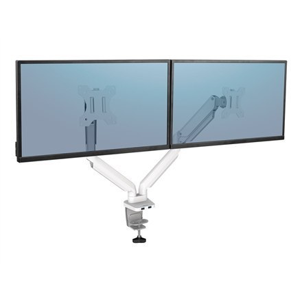 Fellowes arm for 2 monitors -  Platinum white