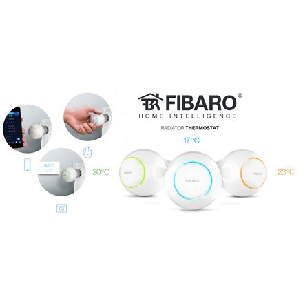 Fibaro | Radiator Thermostat Starter Pack | Z-Wave | Biały
