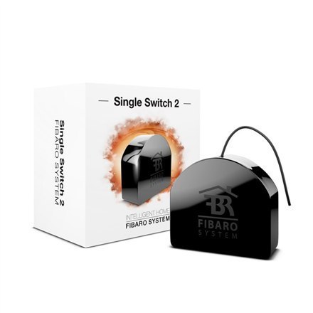 Fibaro | Single Switch 2 | Z-Wave | Czarny