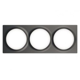 Fibaro Triple Cover Plate, Black Fibaro | FG-Wx-PP-0004-8 | Triple Cover Plate | Black