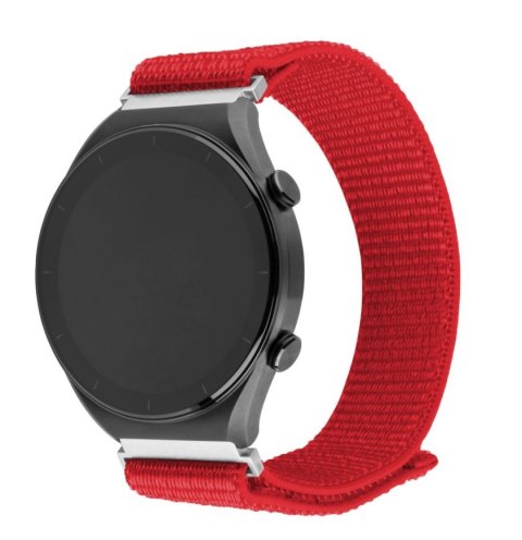 Fixed | Sporty Strap with Quick Release 20mm for Smartwatch | 160-210 mm | Red | Nylon