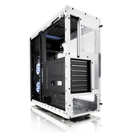 Fractal Design | Focus G | FD-CA-FOCUS-WT-W | Okno boczne | Lewy panel boczny - Szkło hartowane | Biały | ATX | Zasilacz w zesta
