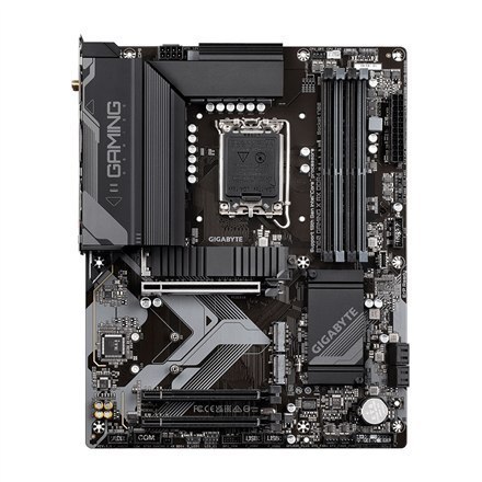 Gigabyte | B760 GAMING X AX DDR4 1.0 M/B | Rodzina procesorów Intel | Gniazdo procesora LGA1700 | DDR4 DIMM | Gniazda pamięci 4