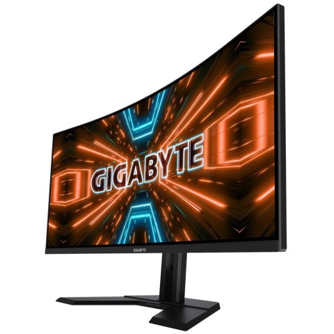 Gigabyte | G34WQC A | 34 " | VA | QHD | 3440 x 1440 pikseli | 21:9 | 1 ms | 350 cd/m² | Czarny | Porty HDMI w ilości 2 | 144 Hz