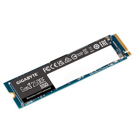 Gigabyte SSD | G325E500G | 500 GB | Interfejs SSD PCIe 3.0x4, NVMe1.3 | Prędkość odczytu 2300 MB/s | Prędkość zapisu 1500 MB/s