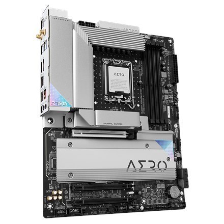 Gigabyte | Z790 AERO G 1.0 M/B | Rodzina procesorów Intel | Gniazdo procesora LGA1700 | DDR5 DIMM | Gniazda pamięci 4 | Obsługiw