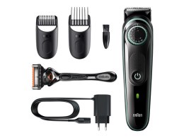 Golarko-strzyżarka Braun BT3340 z precyzyjnym pokrętłem i maszynką Gillette ProGlide, Czarna